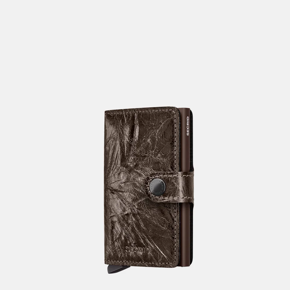 Secrid Mini Wallet portemonnee bruin